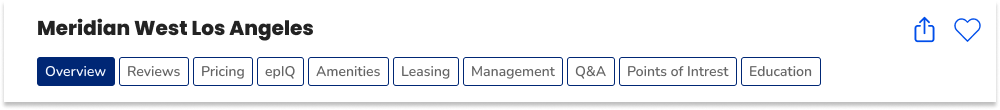 Community Page Navigation Default State
